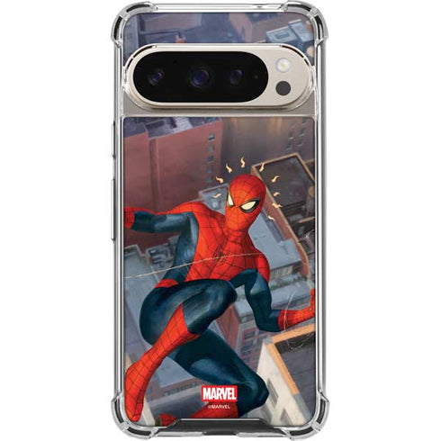 Marvel Spiderman Spidey Sense Google Pixel 9/9 Pro Clear Case